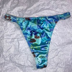 Vs second skin satin thong